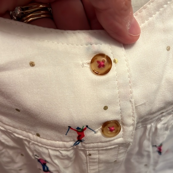 Anthropologie 23 of 52 Conversations Skier Button Down Shirt Size 0 - Picture 4 of 4